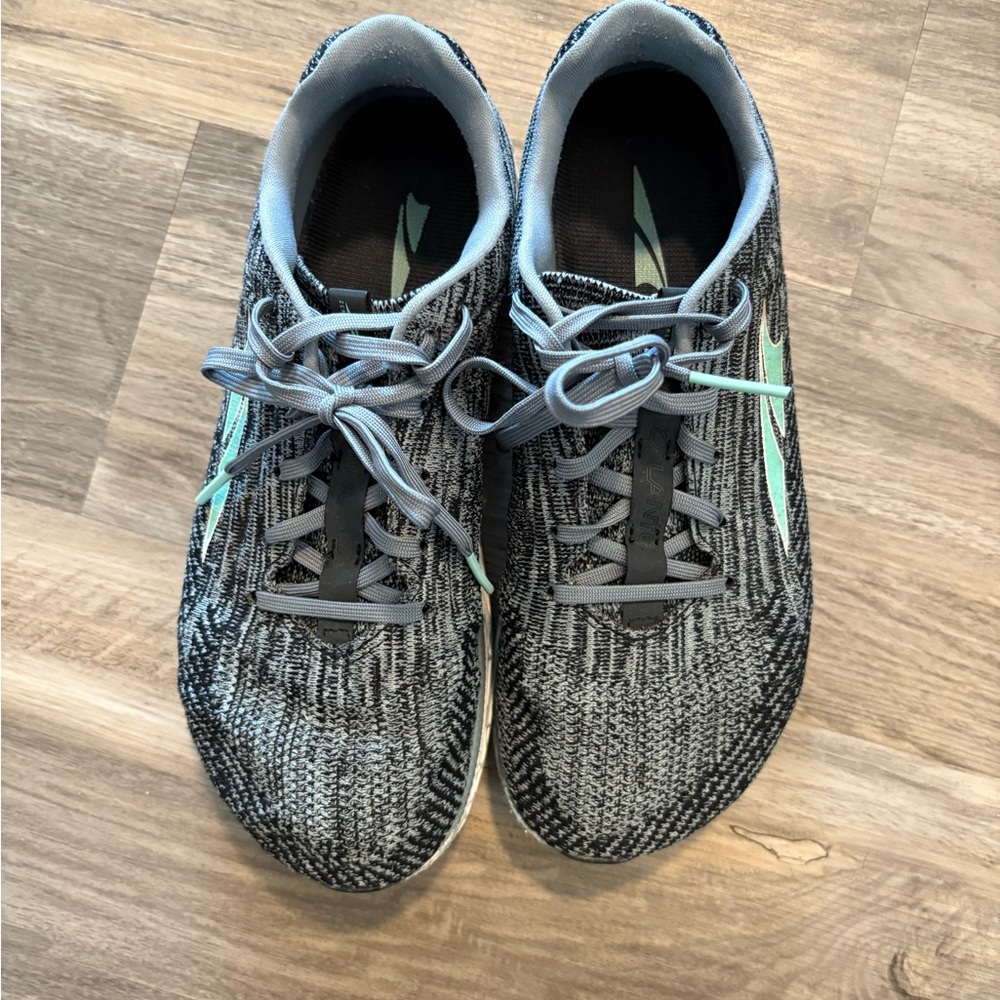 Altra Gray and Teal Athletic Shoes